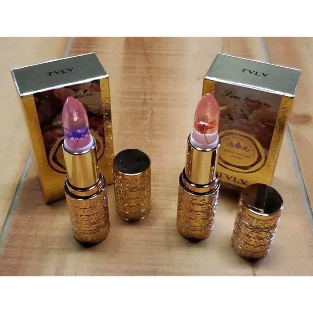 Magic Color Lipstick Rose Inside Pleasant Color Rose & Rose of the Night LOT of2